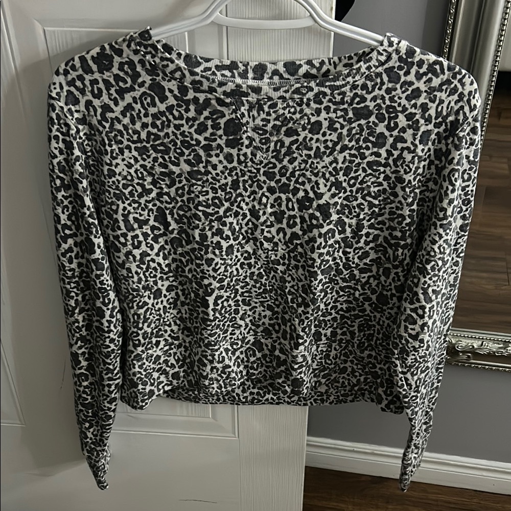 Cheetah Print Blouse